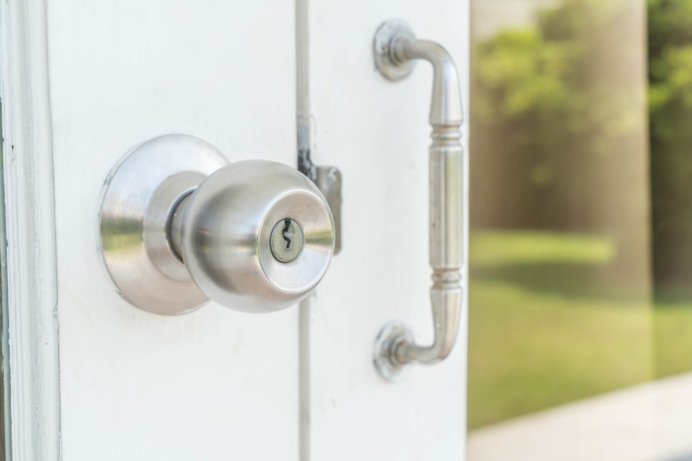 The importance of secure door hardware and impact-resistant doors for overall home security.