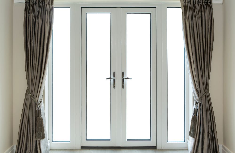 Aesthetic White French Door